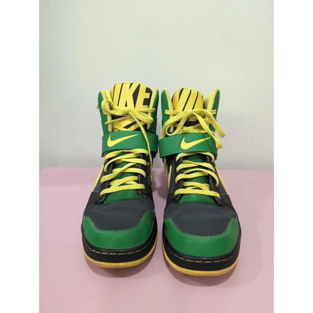 Rare Nike Oregon Ducks Super High Dunks. Size 13 Mens Basketball Athletic‎